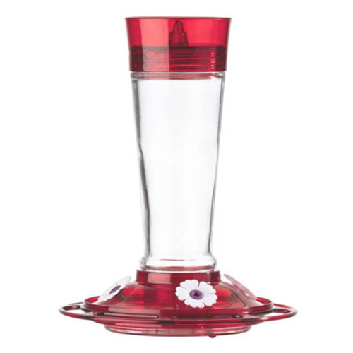 RUBY HUMMINGBIRD FEEDER 10oz