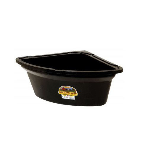 LITTLE GIANT CORNER FEEDER 26QT BLACK LITTLE GIANT CORNER FEEDER 26QT BLACK