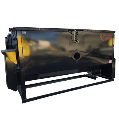 3C CATTLE - 1000# ECONO CUBE FEEDER (includes wiring harness/controller)