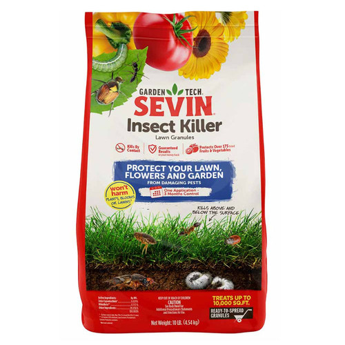 SEVIN 2% - 10# LAWN GRANULES