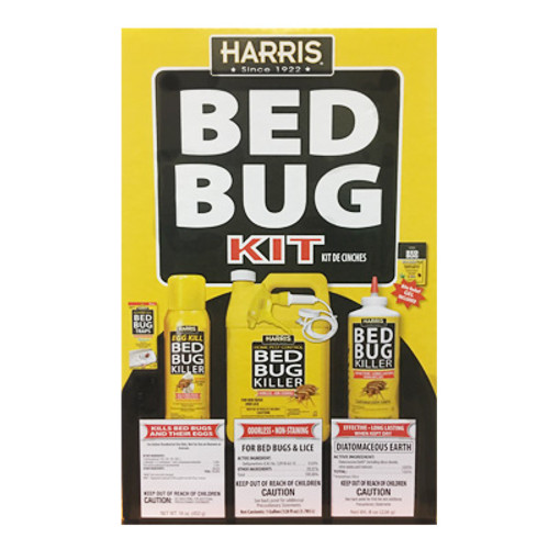 HARRIS BED BUG KIT, KILLS TOUGHEST RESISTANT BED BUGS & THEIR EGGS