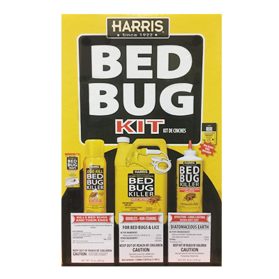 HARRIS BED BUG KIT, KILLS TOUGHEST RESISTANT BED BUGS & THEIR EGGS