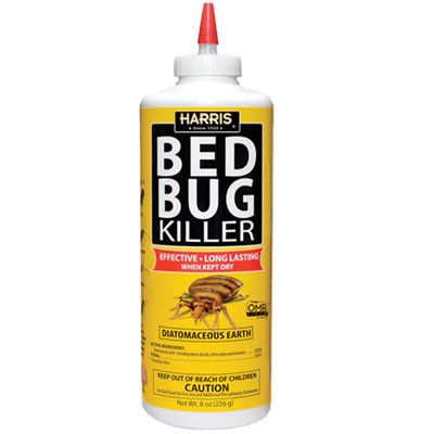 HARRIS BED BUG KILLER, DIATOMACEOUS EARTH 8oz, HDE-8