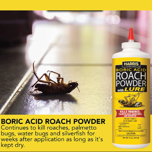 HARRIS 99% BORIC ACID POWDER WITH LURE 16oz HARRIS 99% BORIC ACID POWDER WITH LURE 16oz
