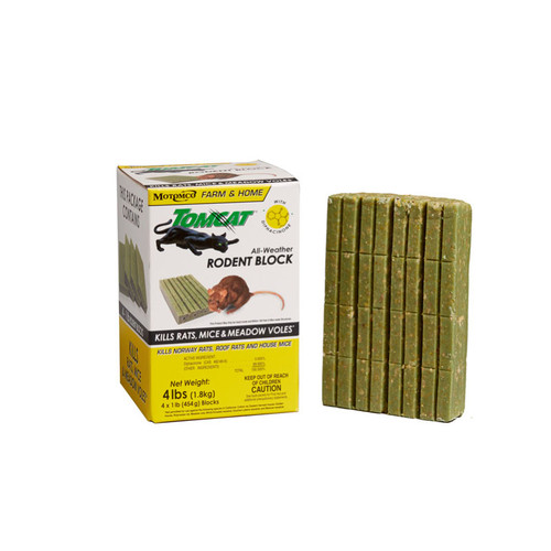 TOMCAT 4x1lbs RODENT BLOCKS