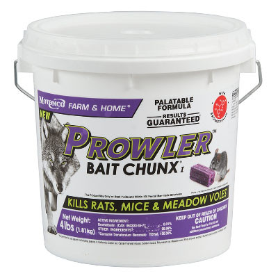 PROWLER 15GM BAIT CHUNKS 4 lbs, KILLS RATS & MICE