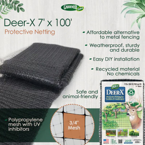 DEER-X NETTING 7'X100', 3/4" MESH