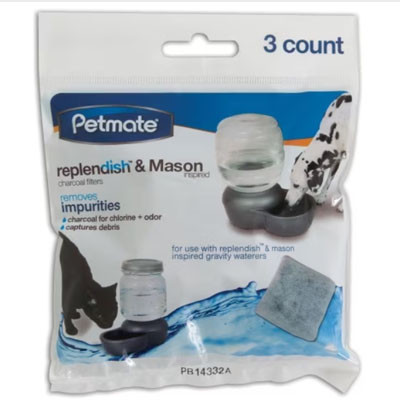 REPLENDISH 3 PK FILTER FOR WATERER, DO24989