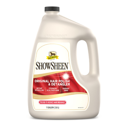 ABSORBINE SHOWSHEEN, HAIR POLISH & DETANGLER, 1 Gal