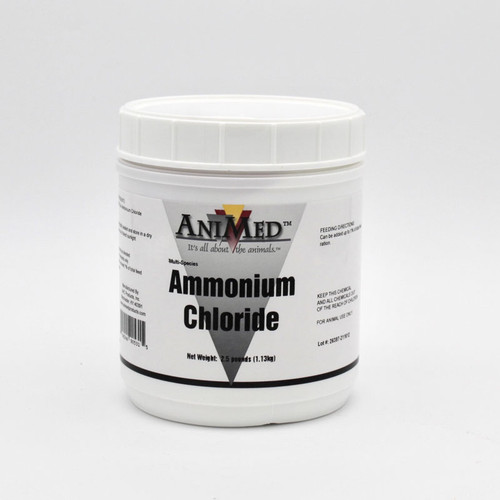 AMMONIUM CHLORIDE 2.5lb, MULTI-SPECIES, ANIMED