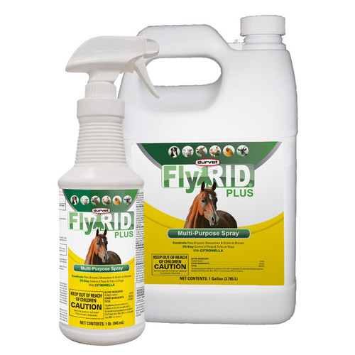 DURVET FLY RID PLUS MULTI PURPOSE SPRAY 32oz DURVET FLY RID PLUS MULTI PURPOSE SPRAY 32oz