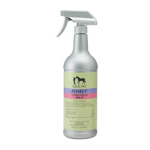 *D EQUICARE FLYSECT CITRONELLA SPRAY 32oz, WITH LANOLIN