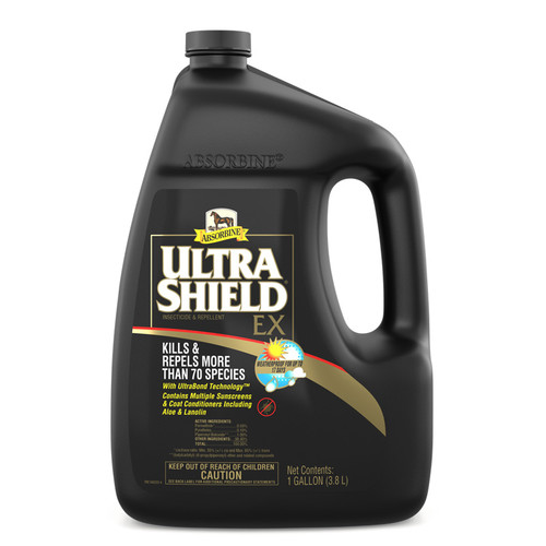 ABSORBINE ULTRA-SHIELD EX INSECTICIDE & REPELLENT BLACK, 1 Gal