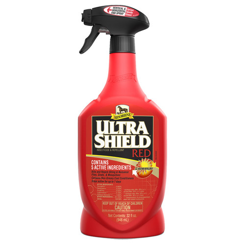 ABSORBINE ULTRA-SHIELD INSECTICIDE AND REPELLENT RED, 32oz