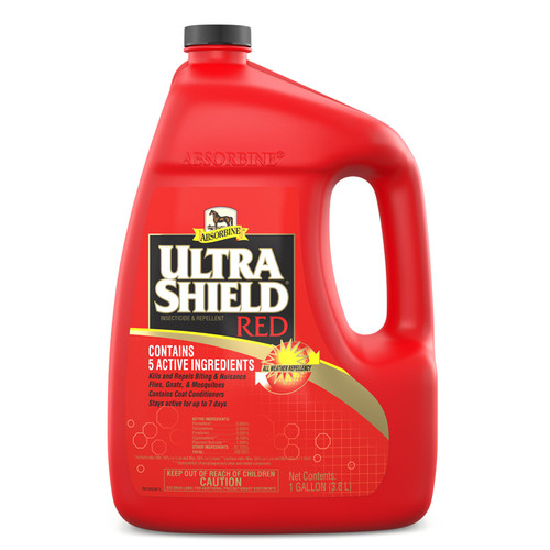 ABSORBINE ULTRA-SHIELD INSECTICIDE AND REPELLENT RED, 1 GAL