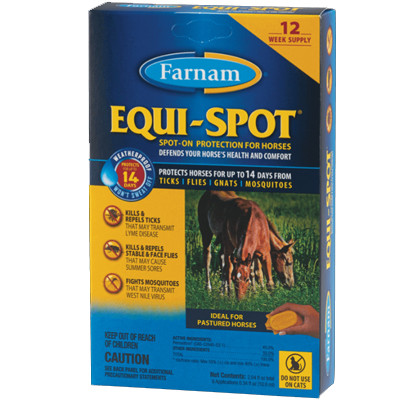 EQUI-SPOT FLY CONTROL 12 WEEK SUPPLY (6 APPLICATIONS)