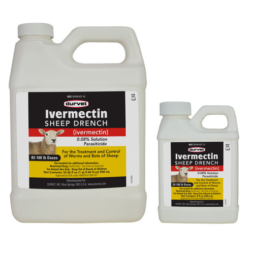 DURVET IVERMECTIN SHEEP DRENCH 960ml