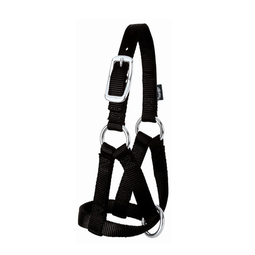 NYLON GOAT HALTER-3/4" MEDIUM BLACK