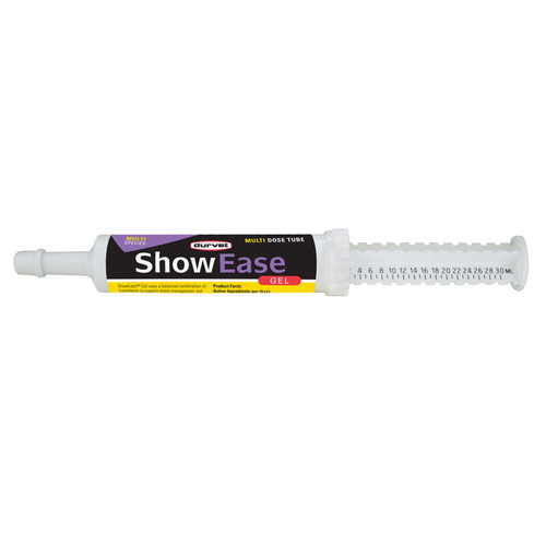 SHOW EASE GEL, MULTI SPECIES, 30cc, MULTI DOSE TUBE, DURVET