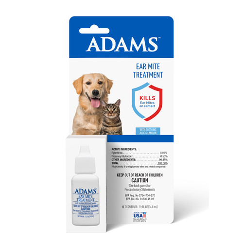 ADAMS EAR MITE TREATMENT 1/2fl oz ADAMS EAR MITE TREATMENT 1/2fl oz
