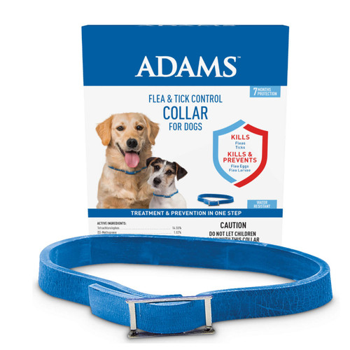 ADAMS PLUS FLEA & TICK COLLAR FOR SMALL DOGS & PUPPIES 7 MONTH PROTECTION