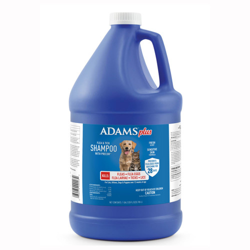 ADAMS PLUS FLEA & TICK SHAMPOO WITH PRECOR, 1Gal