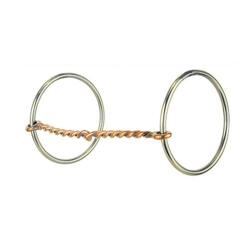 LIGHT LOOSE RING- SMALL TWISTED SWEET IRON SNAFFLE
