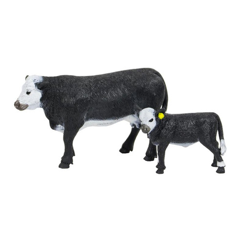 BIG COUNTRY TOY BLACK BALDY COW & CALF