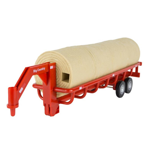BIG COUNTRY TOY HAY TRAILER & HAY BALES