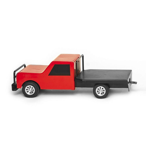 LITTLE BUSTER TOY FLATBED FARM TRUCK RED