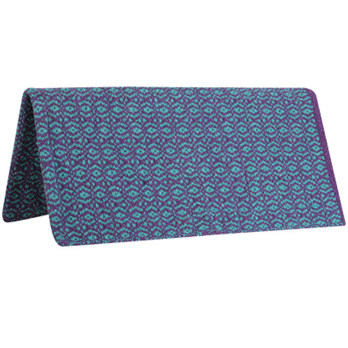 NAVAJO SADDLE PAD 32X64 PURPLE/TEAL