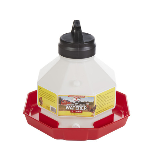 LITTLE GIANT 3 GAL PLASTIC POULTRY GAME WATER (PPF3)