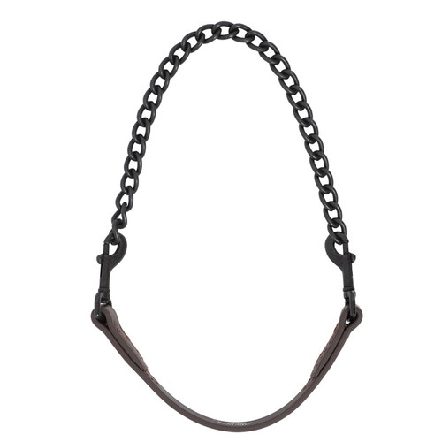 24" BRAHMA WEB GOAT COLLAR, NICKEL, WEAVER
