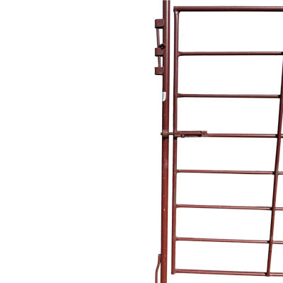GATE, 4' BOW GATE 5'TALL (RED PRIMER)