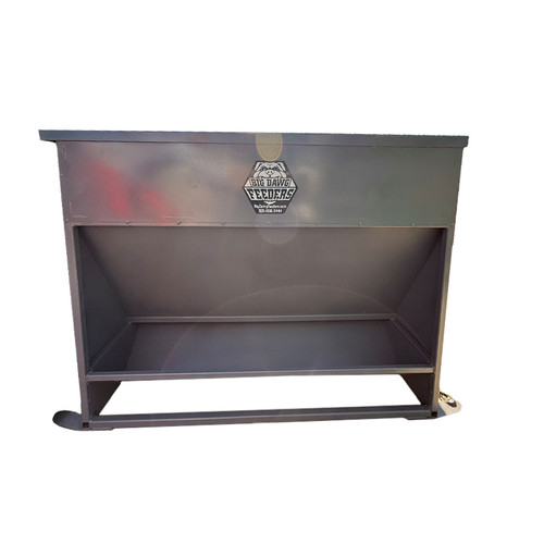 CREEP FEEDER, 500# DOUBLE SIDED ON SKIDS, GRAY