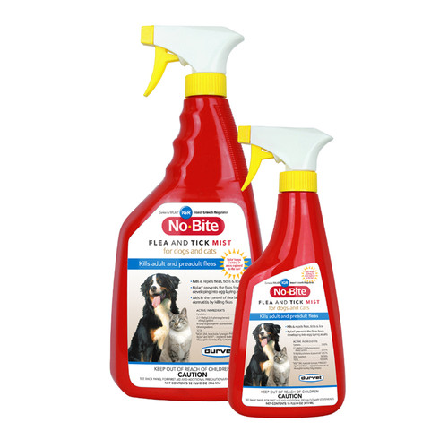 DURVET NO BITE IGR FLEA & TICK MIST 32oz