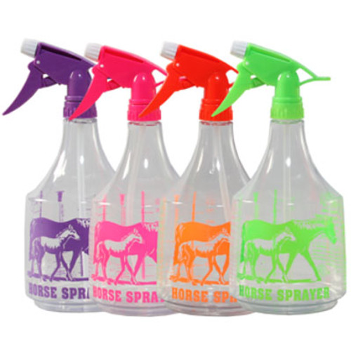 HORSE SPRAY BOTTLE, ASSORTED COLORS 32oz