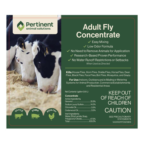 ADULT FLY CONCENTRATE 1 GAL 
ALL NATURAL MULTI PURPOSE