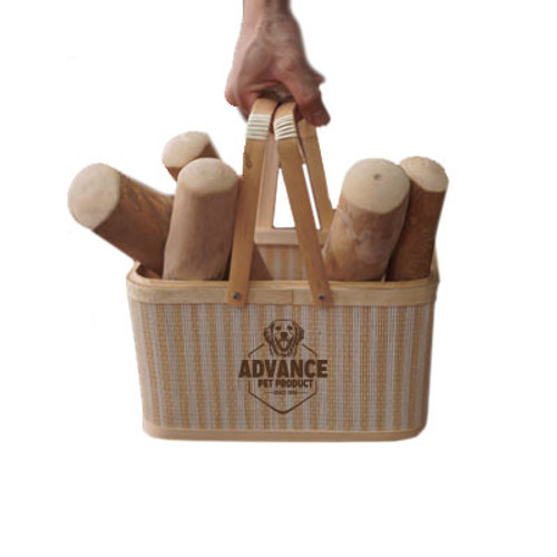 NATURAL COFFEE WOOD DOG CHEW, EXTRA LARGE