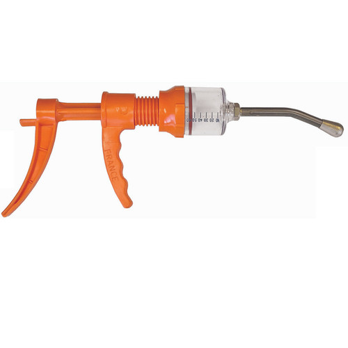 DRENCH GUN 60CC, ORANGE HANDLE