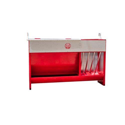 CREEP & HAY FEEDER COMBO, 125# RED/GALV