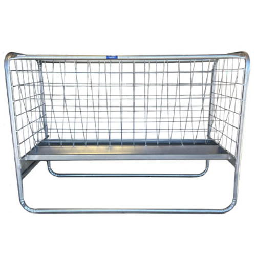 BUNK FEEDER, SHEEP & GOAT 5' DOUBLE TROUGH FEEDER WITH HAY RACK