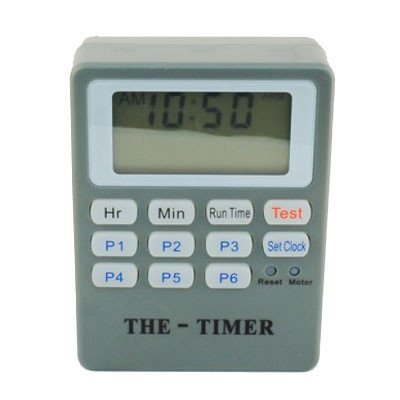 THE-TIMER DIGITAL TIMER 6 OR 12 VOLT, WITH LEADS 5 YEAR WARRANTY FROM THE DATE OF THE SERIAL # DATE