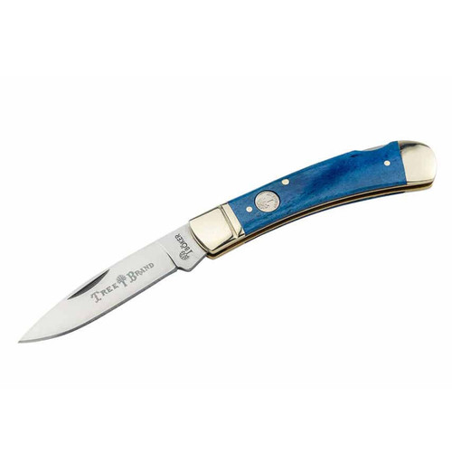 KNIFE BOKER GENTLMAN'S LOCKBACK DARK BLUE BONE D2, TRADITIONAL SERIES 2.0