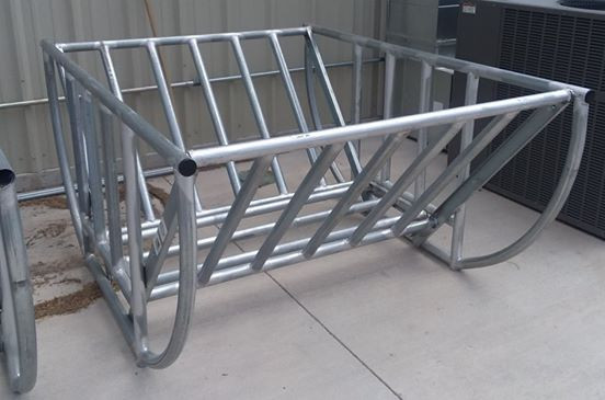 Galvanized Hay Cradle Pilot Point Feed Store