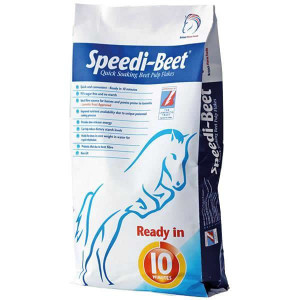 Speedi-Beet is quick soaking beet pulp flakes for horses, 95% sugar free with no starch and will soak up to 5 times its size in water in just 10 minutes! Shop best prices and deals on all your horse feed at Pilot Point Feed Store! Speedi-Beet is quick soaking beet pulp flakes for horses, 95% sugar free with no starch and will soak up to 5 times its size in water in just 10 minutes! Shop best prices and deals on all your horse feed at Pilot Point Feed Store!