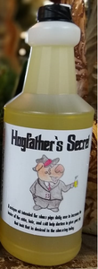 Hogfather's Secret Oil is a unique oil intended for Show Pigs daily use to increase the luster of the Skin and Hair & will help Darken to give your Pig that look that is desired in the showring today. Can also be used on Dogs, Sheep and cattle! Shop Affordable, Best Prices and Deals on all your Hogfather's Secret and show animal grooming supplies at Pilot Point Feed Store. We are your One-Stop Shop! Hogfather's Secret Oil is a unique oil intended for Show Pigs daily use to increase the luster of the Skin and Hair & will help Darken to give your Pig that look that is desired in the showring today. Can also be used on Dogs, Sheep and cattle! Shop Affordable, Best Prices and Deals on all your Hogfather's Secret and show animal grooming supplies at Pilot Point Feed Store. We are your One-Stop Shop!