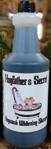 Hogfather's Secret hogwash whitening soap is like nothing else on the market, it is blue in color and unlike other whitening soaps when you begin to scrub you animals it will turn white so you don't accidentally turn you animal purple. It can be used on all colors of hogs and all livestock. Shop Affordable, Best Prices and Deals on all your Hogfather's Secret and show animal grooming supplies at Pilot Point Feed Store. We are your One-Stop Shop! Hogfather's Secret hogwash whitening soap is like nothing else on the market, it is blue in color and unlike other whitening soaps when you begin to scrub you animals it will turn white so you don't accidentally turn you animal purple. It can be used on all colors of hogs and all livestock. Shop Affordable, Best Prices and Deals on all your Hogfather's Secret and show animal grooming supplies at Pilot Point Feed Store. We are your One-Stop Shop!