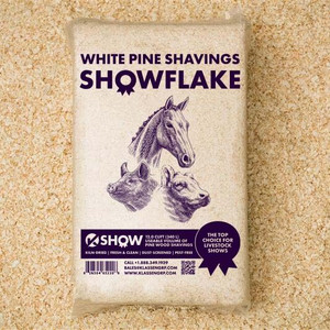 Canadian SHOWFLAKE Pine Shavings. Premium white pine shavings, great for show animals and super soft!   Shop Affordable, Best Price and Deals on all your Shavings, Barn and Show Supplies at Pilot Point Feed Store.  We're your One-Stop-Shop!   Canadian SHOWFLAKE Pine Shavings. Premium white pine shavings, great for show animals and super soft!   Shop Affordable, Best Price and Deals on all your Shavings, Barn and Show Supplies at Pilot Point Feed Store.  We're your One-Stop-Shop!