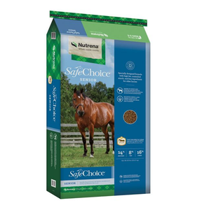 A high-fat, controlled starch, complete feed to meet the unique needs of senior horses, also good for metabolic concern horses, rehabilitation of rescue horses, minis and ponies or hard keepers.
Shop affordable, best prices and deals on all your Nutrena horse feeds and needs at Pilot Point Feed Store! We're your go-to Nutrena Dealer! A high-fat, controlled starch, complete feed to meet the unique needs of senior horses, also good for metabolic concern horses, rehabilitation of rescue horses, minis and ponies or hard keepers.
Shop affordable, best prices and deals on all your Nutrena horse feeds and needs at Pilot Point Feed Store! We're your go-to Nutrena Dealer!